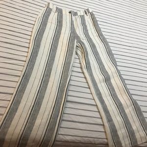 Reformation wide legged linen pants